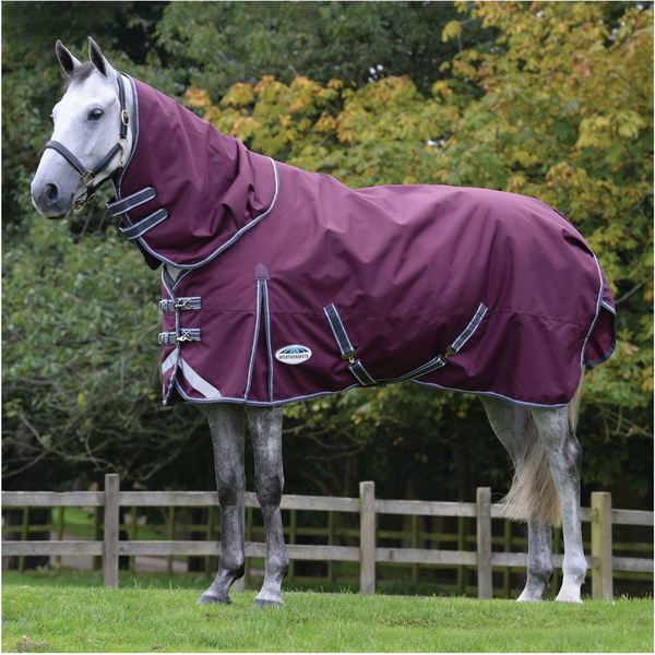 Weatherbeeta Comfitec Plus Dynamic II Medium-Lite Detach-A-Neck Turnout Rug - Maroon